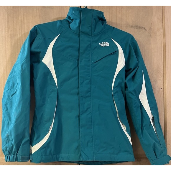 Womens North Face Hyvent Jacket XS Blue/White - Picture 1 of 9